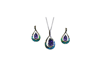 Rhodium Plated | Fashion Pendant Sets